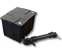 SunSun Kit complet: CBF-350 Filtre de bassin jusqu'à 12000 L Biologique, CUV-636 lampe uv UVC Clarificateur avec 36 Watt Puissance UV-C
