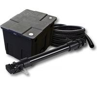 SunSun Kit complet: CBF-350 Filtre de bassin jusqu'à 12000 L Biologique, CUV-672 lampe uv UVC Clarificateur avec 72W, 5m Tuyau 25 mm (1")
