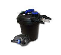 SunSun Kit complet: CPF-180 Filtre de bassin à pression jusqu’à 6000 L