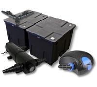 SunSun Kit de filtration de bassin pour 60000l 24W Stérilisateur et 100W Pompe