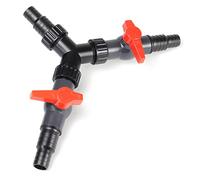 SunSun Y-Distributeur 20/25mm pour Tuyau de Bassin (3/4" / 1") Valve réglage