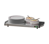 SUNTEC chauffe plat en acier inoxydable - Électrique et sans fil - Servir les aliments chauds dans l'assiette - Pour garder les aliments chauds comme la soupe - WHP-7086 cordless prime