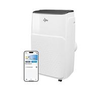 SUNTEC Climatiseur mobile Coolfixx 12000 BTU APP - Climatiseur mobile et silencieux avec commande Smart App - Déshumidificateur pour pièces jusqu'à 60 m² - Refroidissement & chauffage mobiles