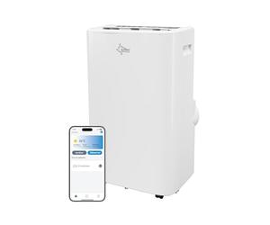 SUNTEC Climatiseur mobile Coolfixx 16000 BTU APP - Climatiseur mobile et silencieux avec commande Smart App - Déshumidificateur pour pièces jusqu'à 70 m² - Refroidissement & chauffage mobiles