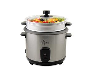 SUNTEC Cuiseur de riz RKO-9974 Thuy-Denise [capacité de 1 l, utilisable comme cuiseur vapeur, avec gobelet de mesure + pelle à riz, max. 400 watt]