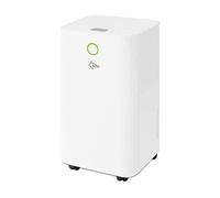 SUNTEC DryFix 12 EQ Déshumidificateur d'air - Pour pièces jusqu'à 34 m2 ou 80 m3 - Déshumidification 12 l/jour - 3 en 1 Déshumidificateur + Épurateur d'air + Sèche-linge - Mobile et électrique