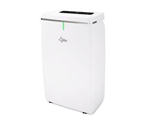 SUNTEC DryFix 20 Lumio Déshumidificateur d'air - Pour pièces jusqu'à 63 m2 ou 150 m3 - Déshumidification 20 l/jour - 3 en 1 Déshumidificateur + Épurateur d'air + Sèche-linge - Mobile et électrique
