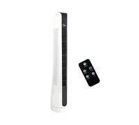 SUNTEC Ventilateur Colonne Coolbreeze 9000 TO Sensation+ avec télécommande -Ventilateur Tour Puissant | 50W | 3 niveaux de Vitesse - Minuterie (0,5 - 8 heures) 90 cm,3 Vitesses, | Ecran LED avec affichage de la température| Silence Extrême | Blanc