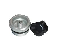 Suntour 2220597194 Bouchons de Valve pour Adulte Noir Taille Unique