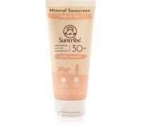 Suntribe Kids Mineral Sunscreen crème protectrice minérale visage et corps pour enfant 100 ml