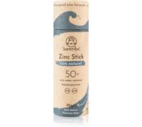 Stick Solaire Zinc Mineral Naturel SPF 30 Suntribe - 30 g, Bio+Biodégradable, 100% Naturelle - Sans Danger Pour Les Récifs, Oxyde de Zinc Non Nano, Trés Résistante à l'Eau, Surf+Sport - Bleu Océan