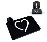 SUNUCO Film de protection d'écran compatible avec Thermomix TM7 Vorwerk avec support de spatule, accessoire gadget pour Thermomby, la coque de protection protège efficacement contre les rayures, les