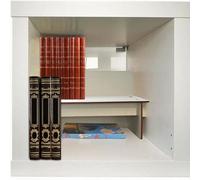 SUNUCO Rehausseur de livre compatible avec le meuble de rangement Ikea Kallax, inserts d'étagères pour une meilleure organisation des livres,