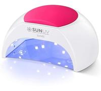 SUNUV Lampe de séchage pour ongles pour salon, compatible avec tous les gels, sèche-ongles automatique portable professionnel, 33 LED, 4 réglages de minuterie : 10/30/60/90 secondes