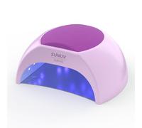 SUNUV SUN2C Lampe à ongles UV 48 W pour ongles, lampe à ongles UV LED avec 4 réglages de minuterie, lumière à ongles LED compatible avec tous les types de gel, séchoir à ongles à séchage rapide