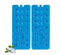 sunVigorous Blocs de congélation pour sac isotherme - Lot de 4/8 pièces de 400 ml - Élément de refroidissement ultra-mince réutilisable - Idéal pour les activités de plein air à emporter, pour garder