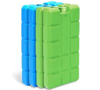 sunVigorous Pain de Glace pour glacière, 4/8 pcs 200 ML, réutilisable Ultra-Mince, Idéal pour Les activités en Plein air et pour Garder Les Aliments au Frais (Bleu2 Vert2)