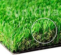 SunVilla Tapis de gazon artificiel réaliste pour intérieur/extérieur pour chiens, 3 x 4 m, tapis d'apprentissage de la propreté et remplacement pour jardin, pelouse, paysage, terrasse, fausse herbe