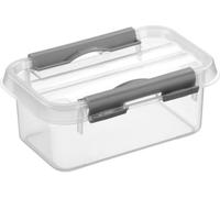 Sunware by Helit H6162102 Boîte de rangement « The Q Line », 0,5 l, avec couvercle, transparente, 1 pièce