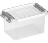 helit sunware H6164002 - Boîte de rangement "the q-line", 0,4 litre, avec couvercle, transparent, 1 pièce