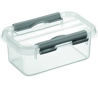 Sunware by Helit H6162102 Boîte de rangement « The Q Line », 0,5 l, avec couvercle, transparente, 1 pièce