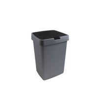 Sunware Delta poubelle 25 litres à rabat métal/noir