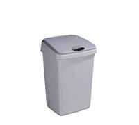 Sunware Delta Poubelle avec couvercle - 25 l - 32 x 28 x 48,5 cm - Gris
