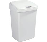Sunware Delta Trash Bin with Flap 50L Blanc
