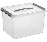 sunware H6160402 Q-line Boîte de rangement 22,0 l transparente 40,0 x 30,0 x 26,0 cm
