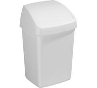 Sunware | Poubelle avec couvercle basculant | 10L, blanc