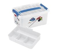 Sunware Boîte à couture Q-Line 6 L vide 30x20x14,5 cm avec insert