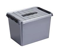 SUNWARE q-line boîte de 22 l : 400 x 300 x 260 mm-argent/noir