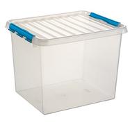 Boîte de rangement QLINE 52L transparente - incolore