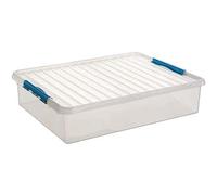 Sunware Q-Line Boîte de rangement Bleu transparent 60 l