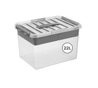 Sunware Boîte de rangement Q-line avec insert 22 L