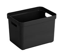 SUNWARE Sigma Home Box Lot de 3 boîtes de rangement 18 l sans couvercle 352 x 253 x 243 mm Noir