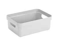 Sunware Sigma Home Box Lot de 3 boîtes de rangement sans couvercle Blanc 9 l 352 x 253 x 122 mm