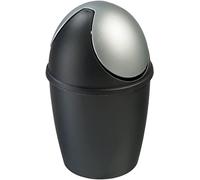 Sunware Tiglio Petite Poubelle Salle de Bain 1,5L - 13,3x13x13,4cm - Mini Poubelle de Table avec couvercle