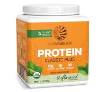 Sunwarrior Classic Plus Protein Natural For Unisex Supplément Diététique de 13,2 oz 1 Unité