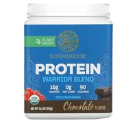 Sunwarrior - Warrior Blend High Performance | À base de plantes | Adapté au régime cétogène | Végétalien | Poudre de protéines biologiques au chocolat 375 g