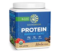 Sunwarrior Warrior Blend Organic Protein Moka pour Unisexe Supplément Alimentaire de 13,2 oz 1 Unité
