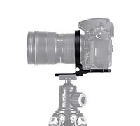 SUNWAYFOTO LS-75 Manchon rotatif universel 75 mm pour appareils photo DLSR, support de trépied anneau de support d'objectif, brassard Arca Swiss Plate Mount DSLR Commutation horizontale et verticale