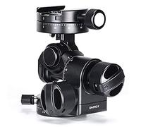 SUNWAYFOTO Trépied à tête panoramique 4 voies avec plaque de dégagement rapide pour trépied Gitozo Manfrotto Benno