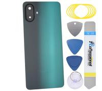 sunways Coque arrière de rechange pour Samsung Galaxy A07 4G avec lunette de caméra arrière, lentille de caméra arrière, adhésif prédécoupé et kit d'outils SM-A075B Vert foncé