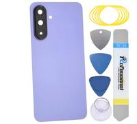 sunways Vitre arrière de rechange pour Samsung Galaxy A36 avec lunette de caméra arrière, lentille d'appareil photo arrière, adhésif prédécoupé et kit d'outils SM-A366E Lavande