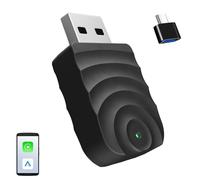 Sunweyer S21 Adaptateur sans Fil Type-C | Plug & Play | Dongle pour Voitures avec CarPlay/Android Auto Filaire d'origine | Connexion Automatique | Mises à Jour OTA (S21)