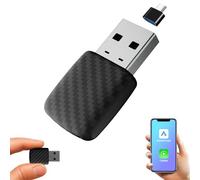 Sunweyer S28 Adaptateur CarPlay sans Fil USB-C, Android Auto 2-en-1
