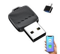 sunweyer S30 Super Mini Wireless CarPlay & Android Auto Adaptateur de voiture sans fil Convertit filaire en sans fil, Reconnexion automatique, connexion stable, mises à jour OTA