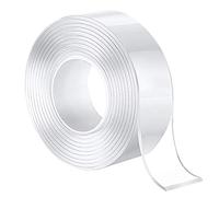 Sunwuun Adhesive Double-Sided Tape Heavy Duty Strong Glue Mounting Tape Removable Reusable Washable Adhesive Wall Fixings for Heavy Pictures Frame Picture Hanging Two Sided Grip Tape
