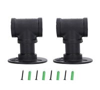 Sunxtzyl 2 Supports muraux pour Bouteilles de vin, Support Suspendu pour vin avec Design en Forme de Tuyau d’Eau, Support Mural Robuste en métal pour vin avec vis de Fixation pour Le rangem